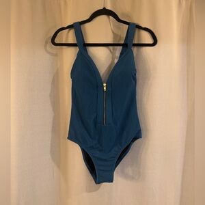 Kona Sol Blue One Piece Swimsuit